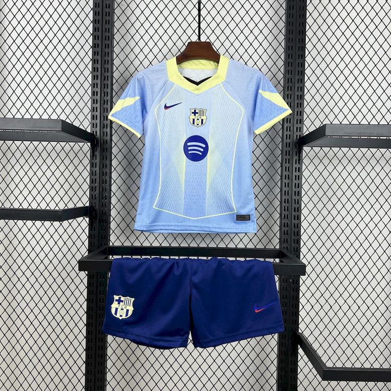 Maillot enfant bleu édition spéciale Barcelone 25-26