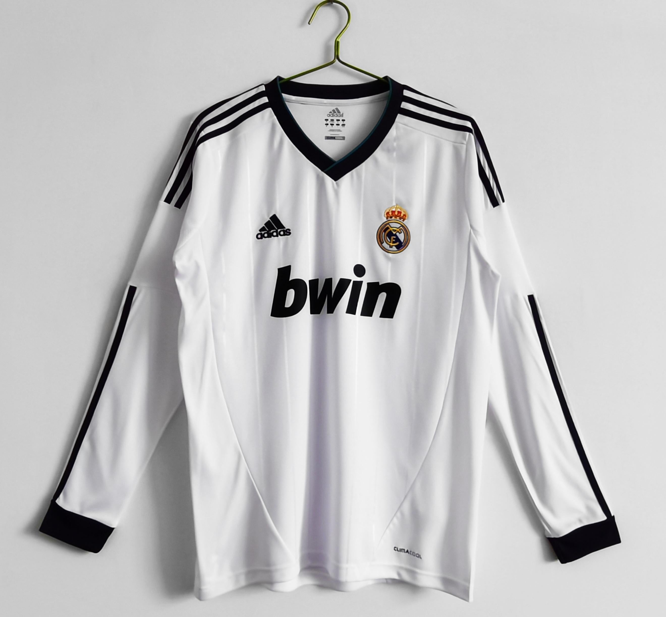 Real Madrid 2012-2013 Maillot Domicile Manches Longues Rétro