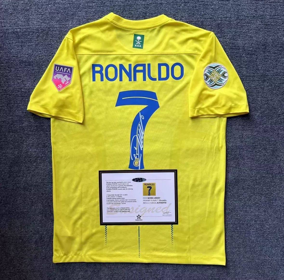 Maillot Signé Al Nassr « Ronaldo » III