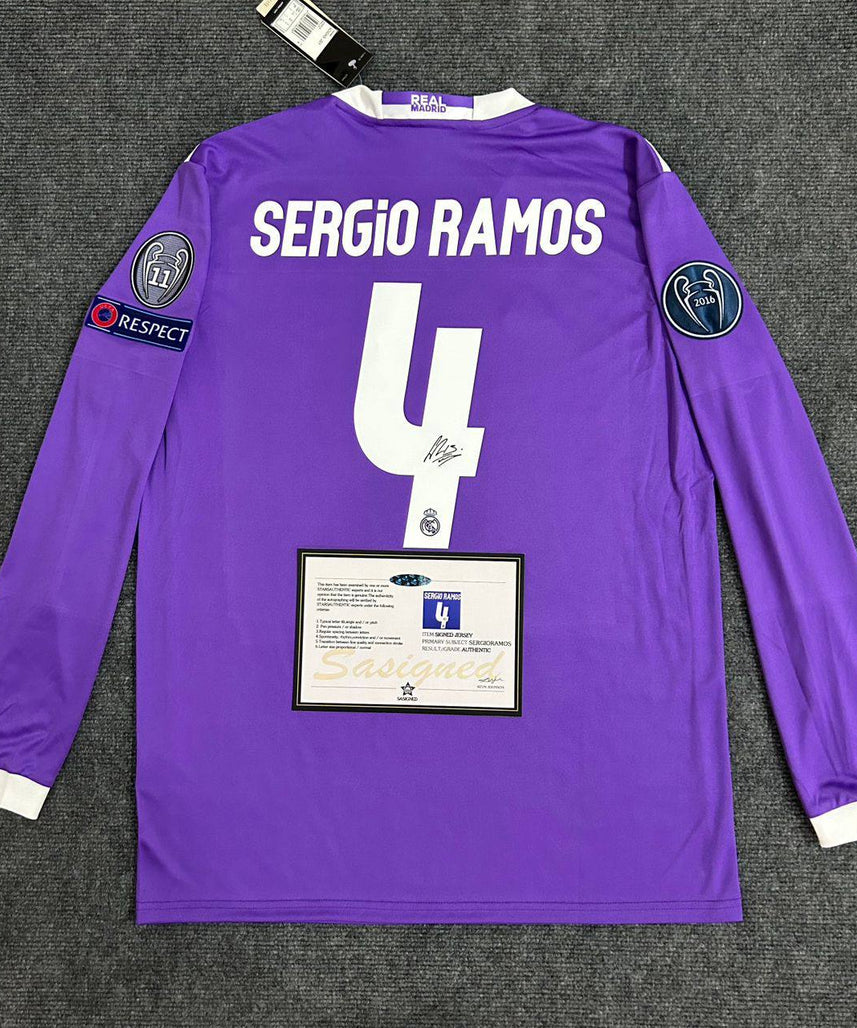 Maillot Signé Real Madrid « Sergio Ramos »