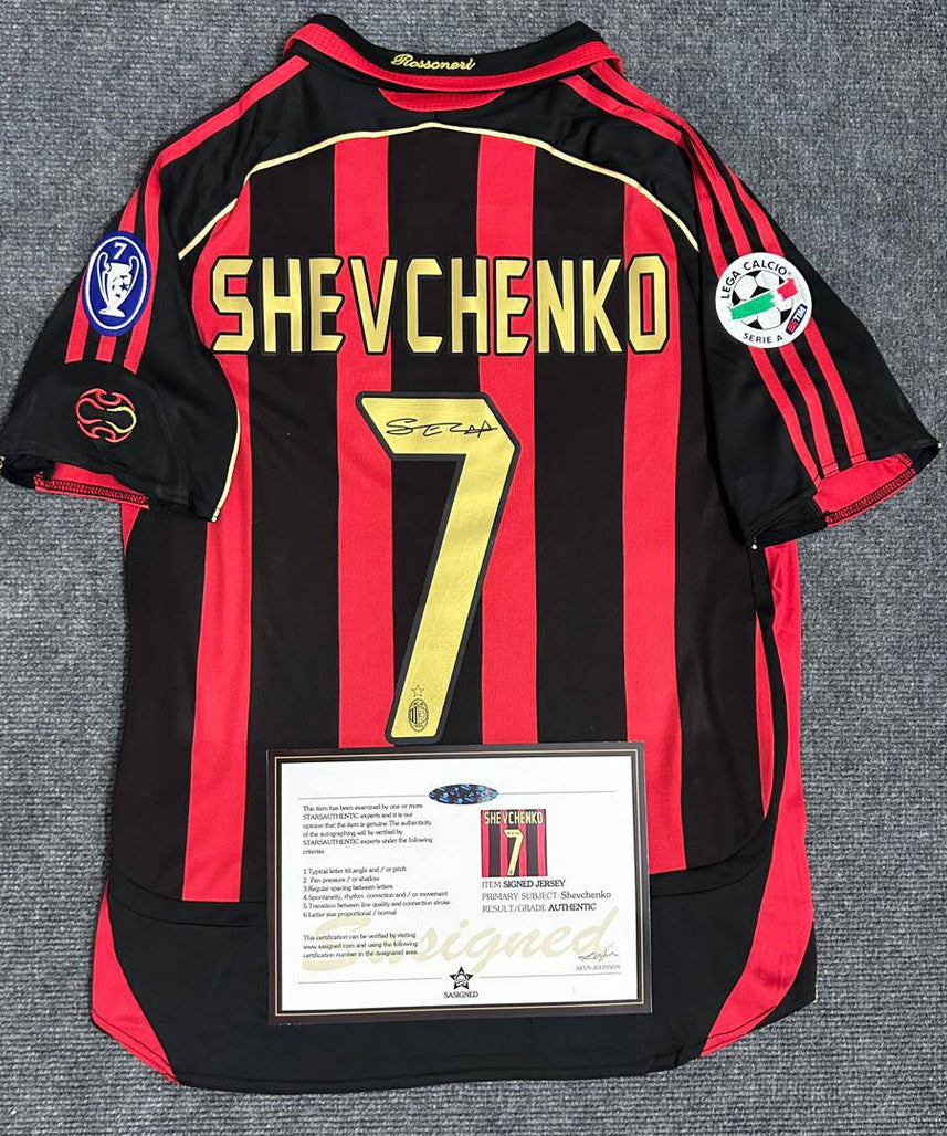 Maillot Signé AC Milan « Shevchenko »
