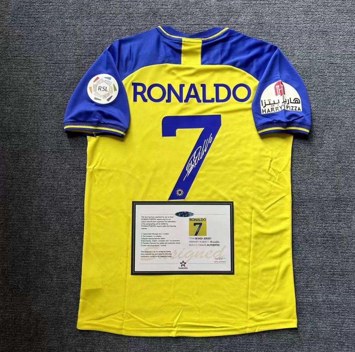 Maillot Signé AL Nassr « Ronaldo » II